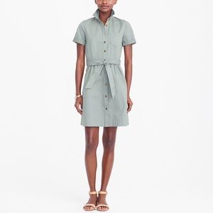 J. Crew Factory Belted Shirt Dress